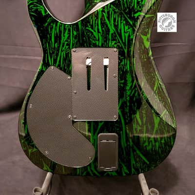 2020 Schecter C-1 FR S Silver Mountain in Toxic Venom; Comes with Gig Bag and Pro-Setup! image 3