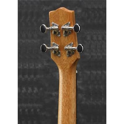 Ibanez UEW5E Concert Ukulele Acoustic Electric Guitar with Mahogany Top, 19 Frets, Mahogany Neck, Rosewood Fretboard, UK300-T Preamp, Open Pore image 4