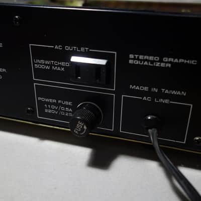BST 7-Band Stereo Graphic Equalizer CK20ES + Spectrum analyzer - égaliseur graphique vintage image 18