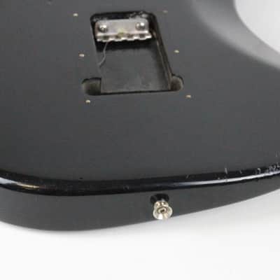 1989 Vintage Squier Fender Stratocaster Factory Black BODY Made in USA Strat 1980s image 16