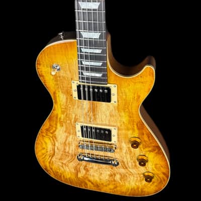 Cream T Aurora GX Pickup Swapping Electric Guitar Naked Whiskerburst, Spalted Maple w/Deluxe Gigbag image 4
