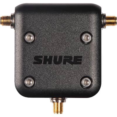 Shure UA221-RSMA Reverse SMA Passive Antenna Splitter Regular Band 1 Black image 1