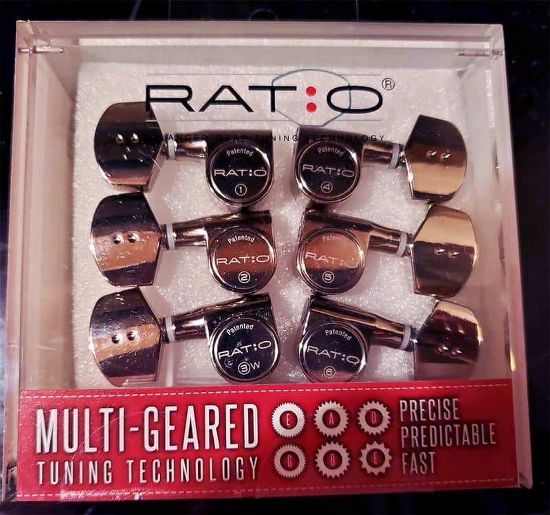 Graph Tech Two Pin Ratio Tuning Machines Model PRN-2411-N0 2021 - Nickel image 1