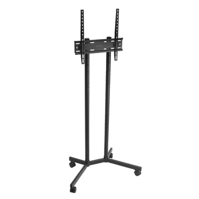 Mobile Studio TV Monitor Stand – Rolling Display Cart for 32–65” Screens | Adjustable Height & Locking Wheels for Music Studios and Creative Workstations image 4