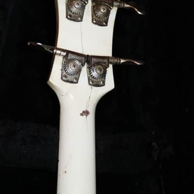Vintage 1970s BC Rich Eagle Bass - Glitter Rock White image 13