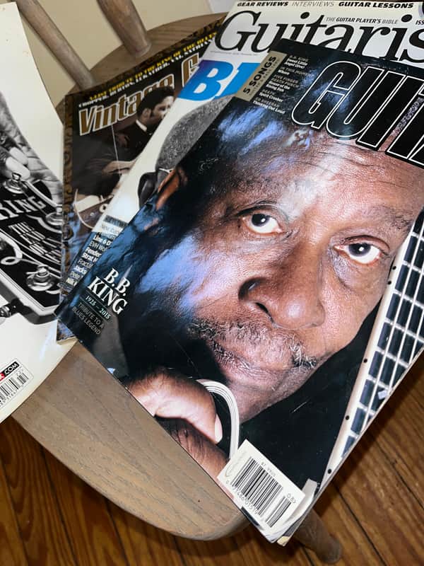 4 vintage Gtr. World BB King Mags. image 1