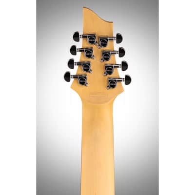 Schecter C-8 Deluxe Electric Guitar, 8-String, Satin Black image 9