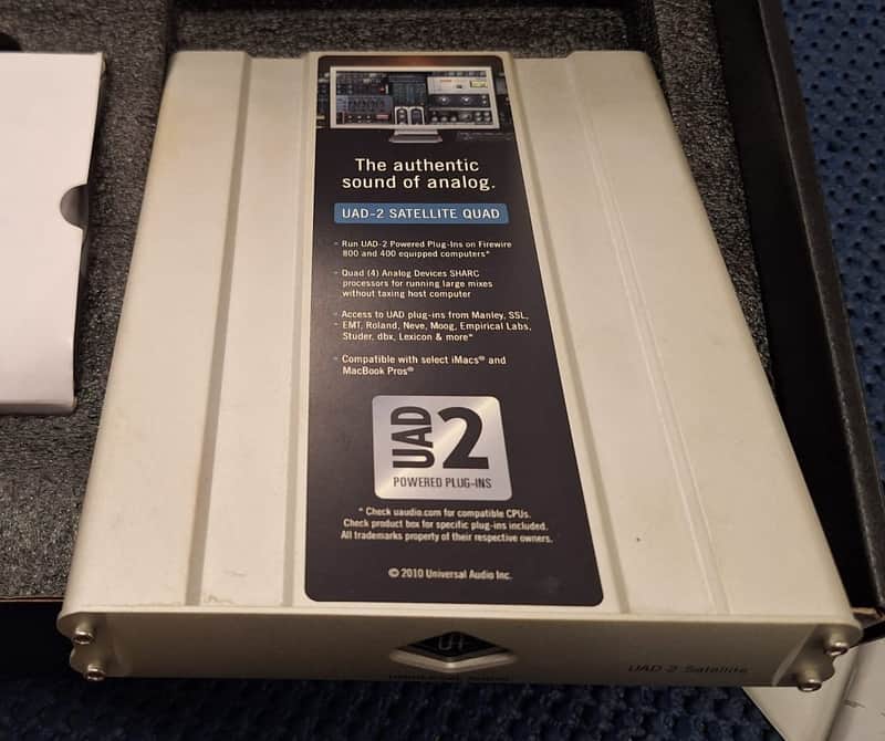 Universal Audio UAD-2 Satellite QUAD Core Firewire DSP Accelerator 2012 - Present - Silver image 1