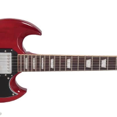 Vintage Reissued Series, Set Neck, VS6VCR Vibrola tailpiece, Cherry Red image 3