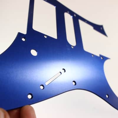 Blue Anodized Aluminum pickguard fits Ibanez (tm) RG550 Jem RG HSH image 2