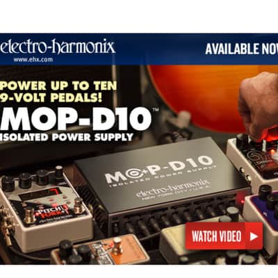 Electro-Harmonix MOP-D10 | Isolated Pedal Board Power Supply. New with Full Warranty! image 3