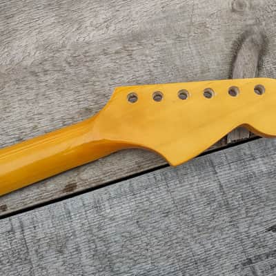 Classic Reverse BIG Head 22 fret rosewood on Vintage tint custom Neck Replacement image 7