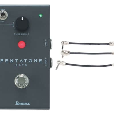 Ibanez Pentatone Gate Noise Gate Pedal + Gator Patch Cable 3 Pack image 1