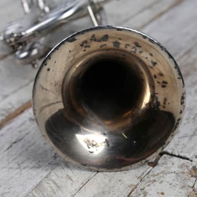 M. Koriot Vintage United States France Bb Silver Trumpet with Hardshell Case image 12
