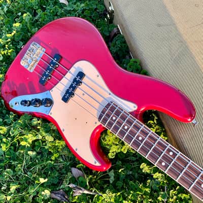 Fender Collector Series Dakota Red Jazz Bass Guitar 1981-1983 image 1