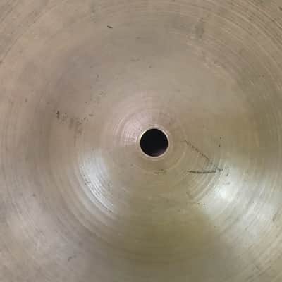 *UFIP 14" 1108g/1120g 60s Hi-Hats Cymbals Set Italy Vintage B20 Bronze Italian image 4