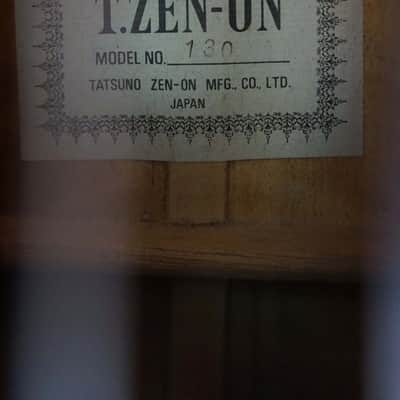 Tatsuno Zen-On Model 130 Japan Classical Guitar image 10