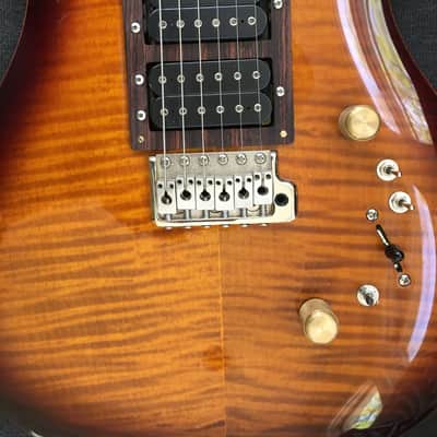 Paul Reed Smith SE Custom 24 Tobacco Burst Tiger Stripe (Jerry Garcia Mods) image 2