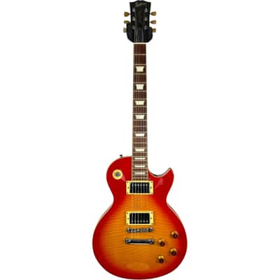 Burny Super Grade Les Paul Standard - Cherry Sunburst image 3