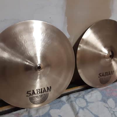 Sabian 14" AAX X-Celerator Hi-Hat Cymbals (Pair) 2005 - 2018 - Natural image 2