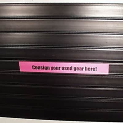 34 Rack Space Sign Holders PLASTIC - BLACK image 1