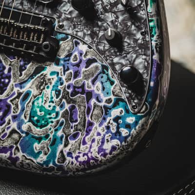 James Tyler USA Studio Elite HD-Alien Guano Semi-Gloss HSH w/Indian Rosewood FB, Matching Faux Neck and Headstock, Black HW, Midboost & Bypass Button image 3