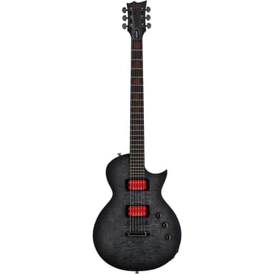 LTD BB-600 Ben Burnley Signature Baritone Guitar - ST Black Satin SB image 3