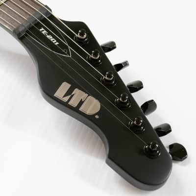 ESP LTD TE-201 Electric Guitar - Black Satin image 8