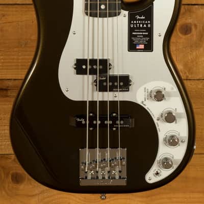 Fender American Ultra II Precision Bass - Ebony - Texas Tea image 10
