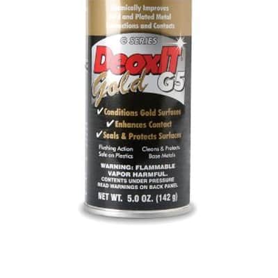 Hosa G5S-6 CAIG DeoxIT GOLD Contact Enhancer, 5% Spray, 5 oz image 2