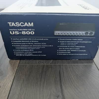 *NEW OLD STOCK* TASCAM US-800 Interface Audio/MIDI USB 2.0 Mac & Windows BRAND NEW Black image 9
