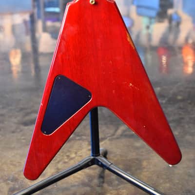 Hamer Flying V KK Downing 1980s Red Cherry image 5