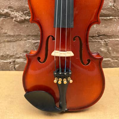 Unbranded 1/2 Size Violin Made in Czech Republic w/ Bow, Case & Pirastro Gold Rosin image 4