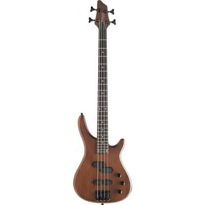 Stagg BC300 4-String Fusion Electric Bass Guitar - Walnut Stain image 1