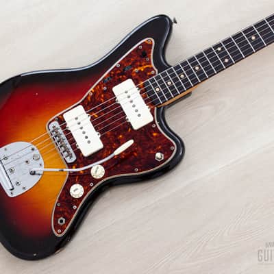 1958/1961 Fender Jazzmaster Employee Build Vintage Pre-CBS Offset Guitar Sunburst 100% Original w/ Case, Hangtag image 1