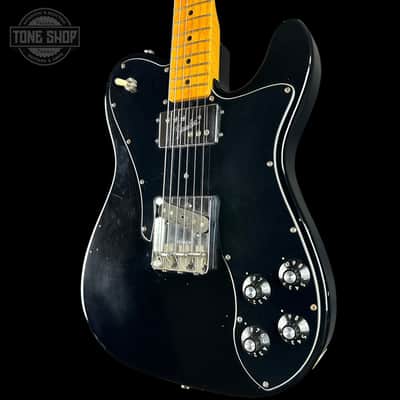 Used 2011 Fender American Vintage '72 Telecaster Custom Black w/case TSU24250 image 3