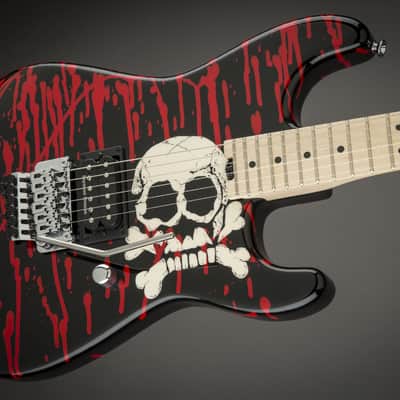 Charvel Warren DeMartini Signature Blood and Skulls image 3
