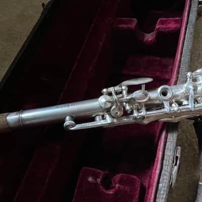 ✨Carl Fisher Metal clarinet✨ 1940s - Silver plate image 6