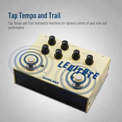 SONICAKE Levitate Digital Delay and Reverb 2in1 Guitar Effects Pedal image 5