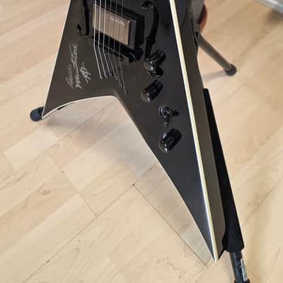 Dave Mustaine's Artist Owned NAMM 2016 Dean Stradivarius VMNT Flying King V F-Hole Signed MEGADETH Tour Guitar personally owned for years by DAVE MUSTAINE image 9