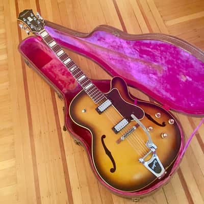Epiphone Broadway e-252 c 1966 Sunburst original vintage USA Kalamazoo Gibson image 1