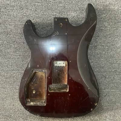 Solid Basswood HH Guitar Sunburst Body image 6
