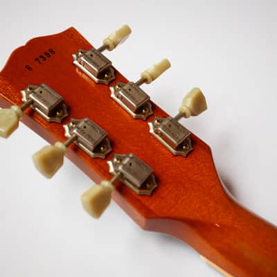 Gibson Les Paul Custom Shop 1958 Reissue 2007 - Heritage Cherry faded to Honey Amber Gorgeous Patina! 9.3 pounds. image 13