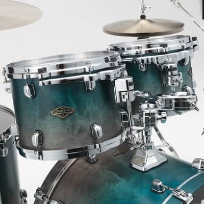 Tama WBST10R-SPF Starclassic Walnut/Birch Lacquer Rack Tom 10 - Satin Sapphire Fade image 7