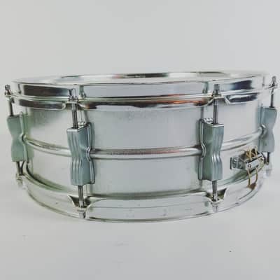 Ludwig 5x14"Prototype-Acrolite Snare Drum#404 Aluminum Shell+Rims+Lug Pre-Serial image 6