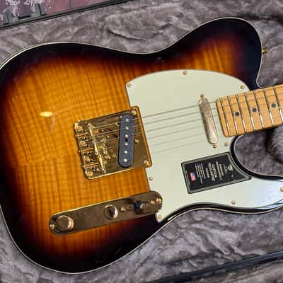Fender American Professional II Custom 75th Anniversary Telecaster 2 Color Sunburst New Unplayed Auth Dlr 8lb6oz #893 image 1