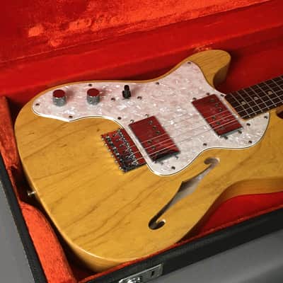 LEFTY! Vintage 1972 Fender Telecaster Thinline Natural Nitro Semi-Hollow Chambered Ash Guitar Seth Lover WR 6.3 lb HSC image 16
