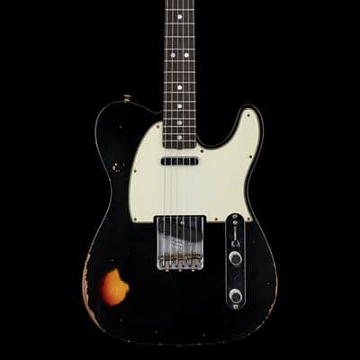 Fender Custom Shop Empire 67 Telecaster Relic - Aged Black/3-Color Sunburst  #43220 image 3