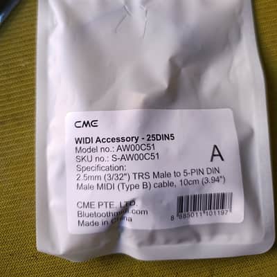 CME WIDI Jack Wireless MIDI + MVave MS1 image 4