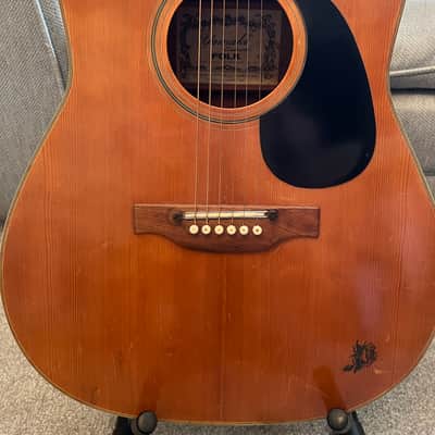 Yamaki Deluxe Folk 1971 - Vintage Acoustic Guitar image 4
